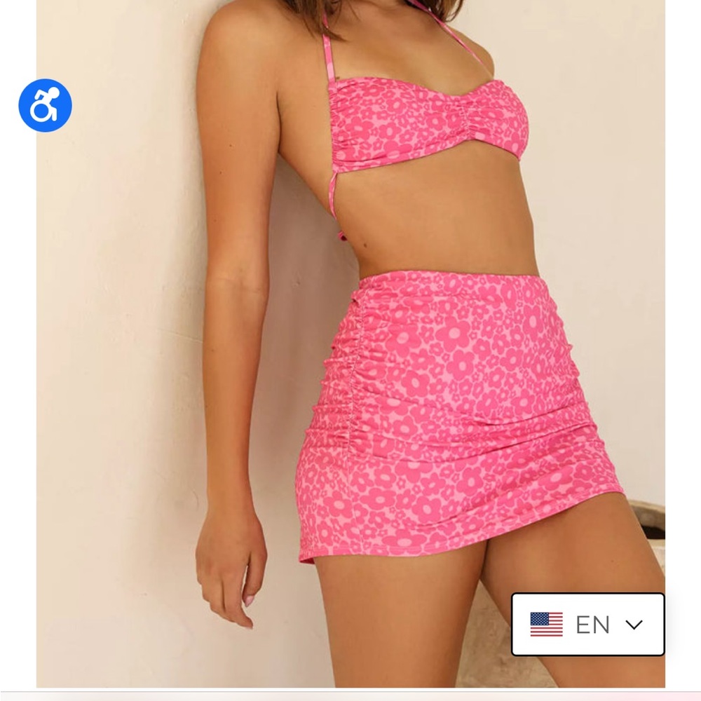 Dippin Daisys flower power swim skirt